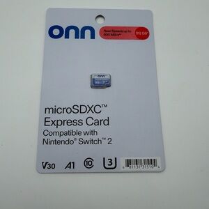 ONN Blue microSDXC Express Card 512GB